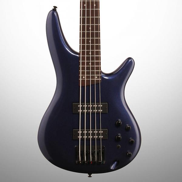 Custom Ibanez SR305E Electric Bass, 5-String, Navy Metallic #1 image