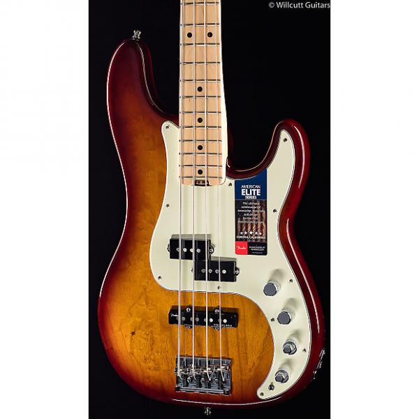 Custom Fender American Elite Precision Bass Tobacco Sunburst (306) #1 image