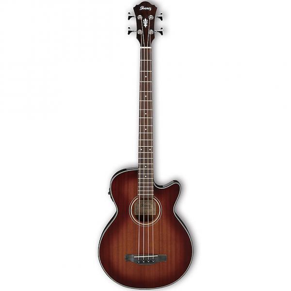 Custom Ibanez AEGB14EMHS Acoustic Bass - Mahogany Sunburst #1 image