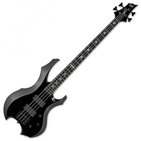 Custom ESP Tom Araya Signature 4 String Electric Bass in Black B-Stock #1 image
