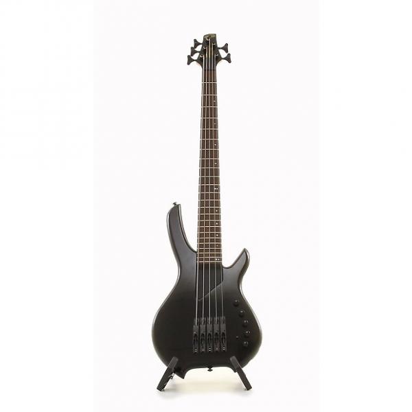 Custom Willcox Guitars Saber VL5 5 String Lightwave Electric Bass Guitar - Black #1 image