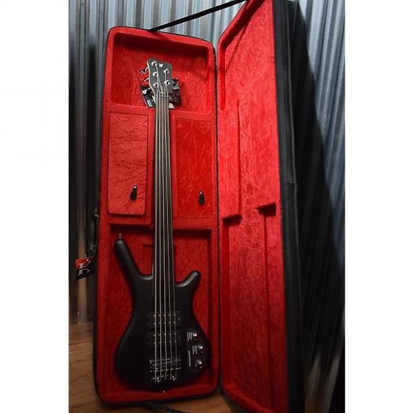 Custom Warwick Rockbass Corvette $$ 5 String Fretless Bass Nirvana Black &amp; Case #2815 #1 image