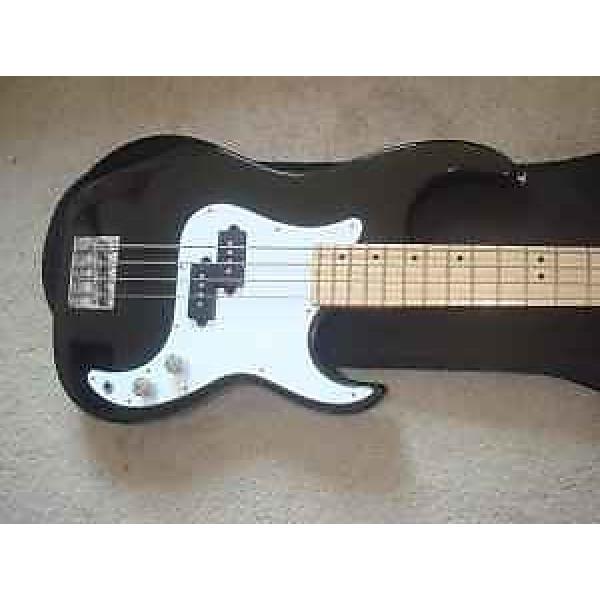 Custom Samick Greg Bennet Corsair Bass ? Black / White #1 image