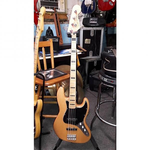 Custom Fender Squier Vintage Modified Jazz Bass 2015 natural maple neck #1 image