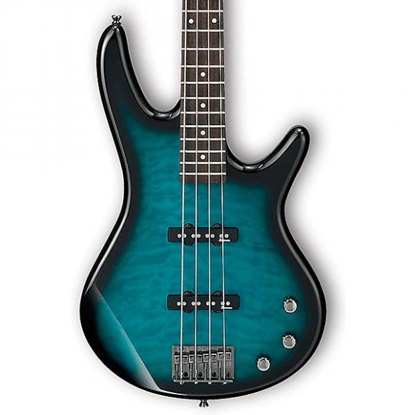 Custom Ibanez GSR370 Limited Edition Gio Series 4 String Bass - Transparent Marine Sunburst #1 image