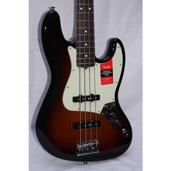 Custom Fender USA Professional Jazz Bass 2016 3 Tone Sunburst #1 image