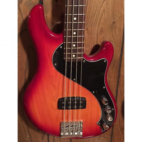 Custom Fender Dimension Standard Bass Guitar 2014 Cherry Sunburst #1 image