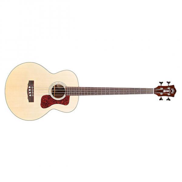 Custom Guild Westerly Collection B-140E 4-String Acoustic-Electric Bass Natural + Case #1 image
