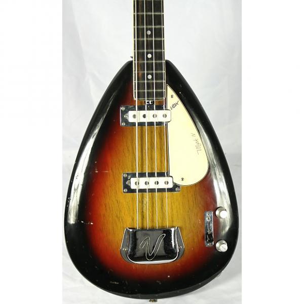 Custom Vox Mark IV 4 String Electric Bass Guitar w/OHSC 1960's Sunburst #1 image