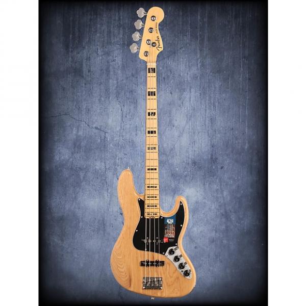 Custom Fender American Elite Jazz Bass Ash MN Natural WC #1 image