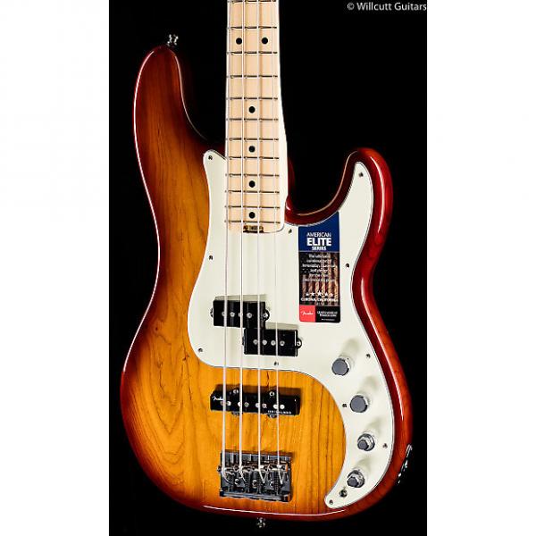 Custom Fender American Elite Precision Bass Tobacco Sunburst (318) #1 image