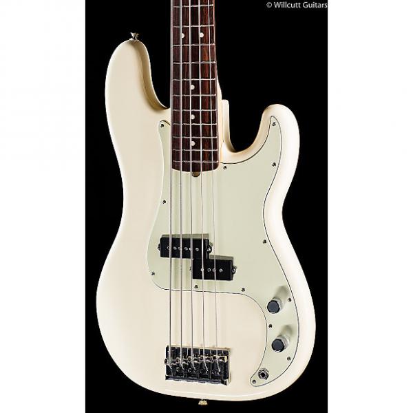 Custom Fender American Pro Professional Precision Bass V Olympic White Rosewood (870) #1 image