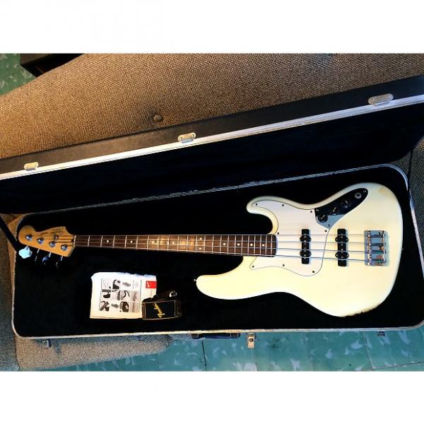 Custom 1992 Fender American Jazz bass Olympic White #1 image