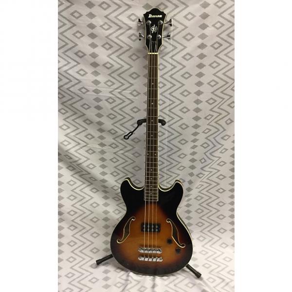 Custom Ibanez Semi-Hollow Electric Bass Artcore Series Asb140-bs-12-01 S/N S04103111 Brown Sunburst Finish w/one Hum Bucking Style Pick-up #1 image