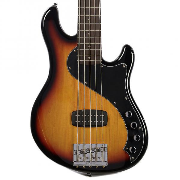 Custom Squier Deluxe Dimension Bass V RW 3-Color Sunburst #1 image