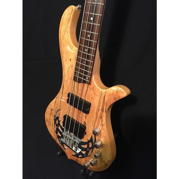 Custom Traben Array Limited 4-string bass with HISCOX CASE and STRAP. Spalt Maple + active pre-amp #1 image