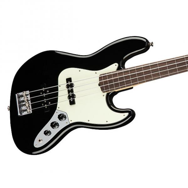 Custom Fender American Pro Jazz Bass Fretless, Rosewood Fingerboard, Hard Case - Black #1 image