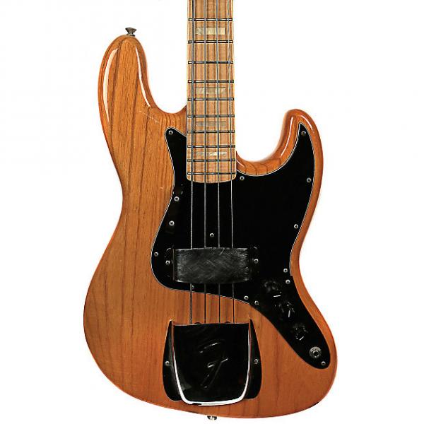 Custom Fender Jazz Bass (4-Bolt) Maple Fingerboard w/OHSC 1974 Natural #1 image