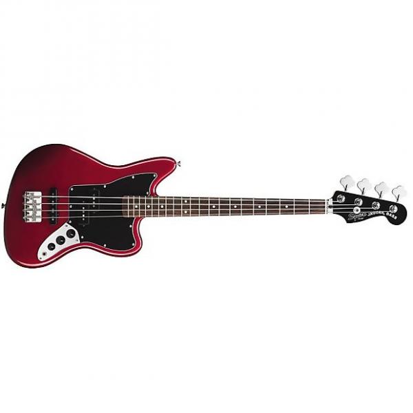 Custom Squier Vintage Modified Jaguar Special SS Short Scale Electric Bass - Candy Apple Red #1 image