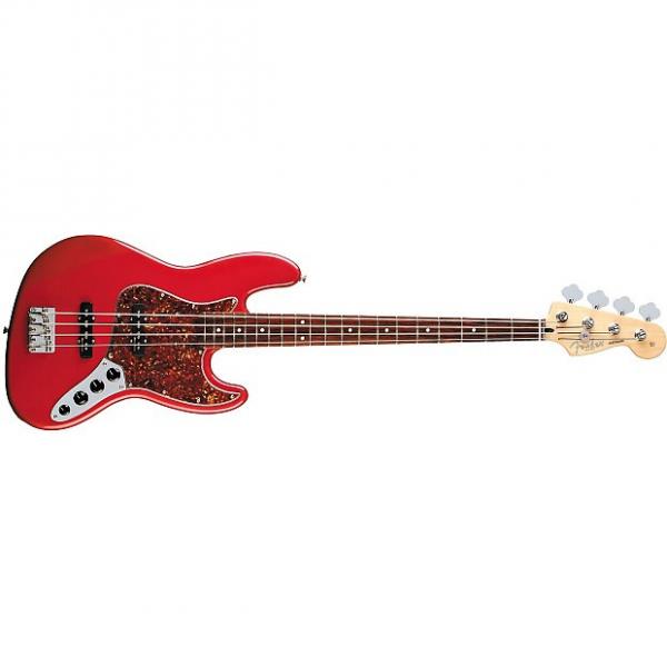 Custom Fender Deluxe Active Jazz Bass - Candy Apple Red #1 image