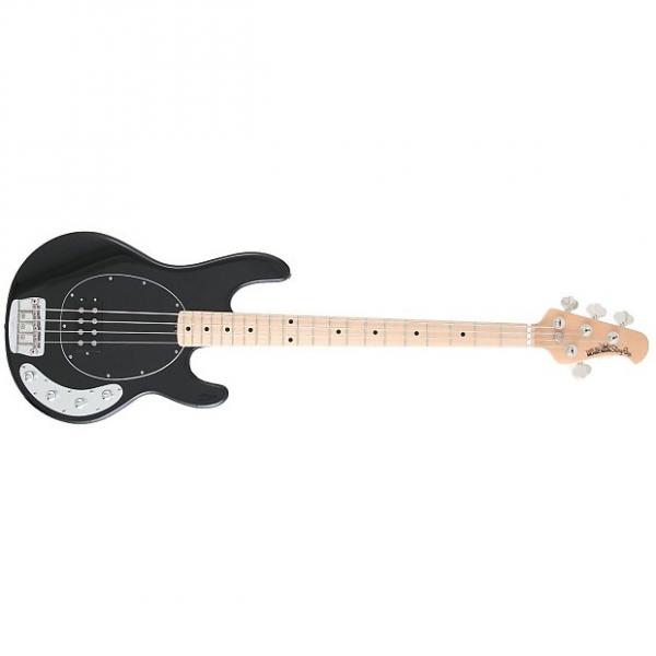 Custom Ernie Ball Musicman StingRay 4-String Electric Bass Guitar - Black #1 image