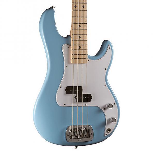 Custom G&amp;L USA LB-100 Electric Bass, Himalayan Blue, Maple #1 image