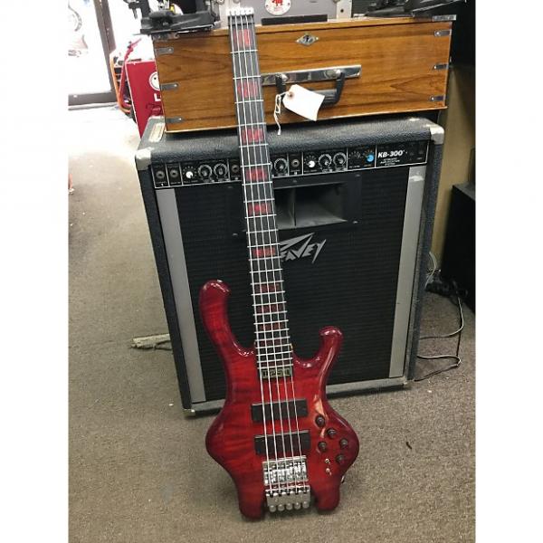 Custom Watson  Headless 5 string bass Crimson Burst 34&quot; scale #1 image