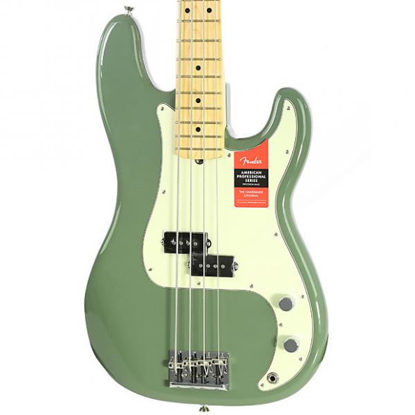 Custom Fender American Professional Pro Precision Bass Antique Olive  Antique Olive #1 image