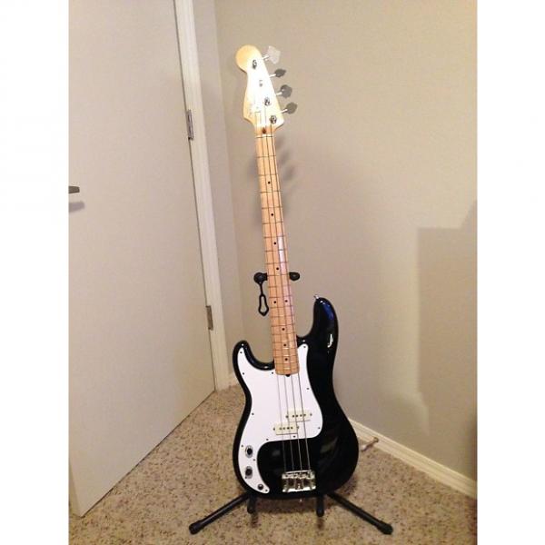 Custom Fender American Standard Precision Bass LH 1983 Black Ash #1 image