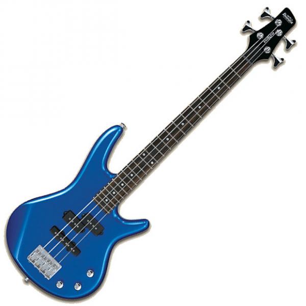 Custom Ibanez GSRM20 Mikro Short Scale Bass w Gig Bag - Starlight Blue #1 image