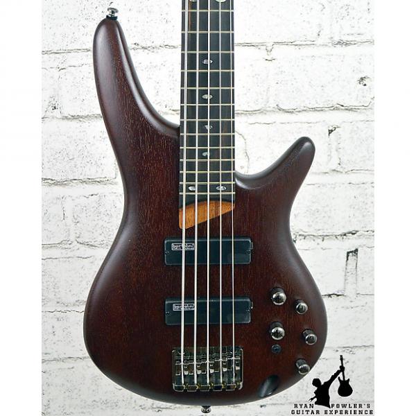 Custom Ibanez SR505 5-String Electric Bass Brown Mahogany Rosewood Fretboard #1 image