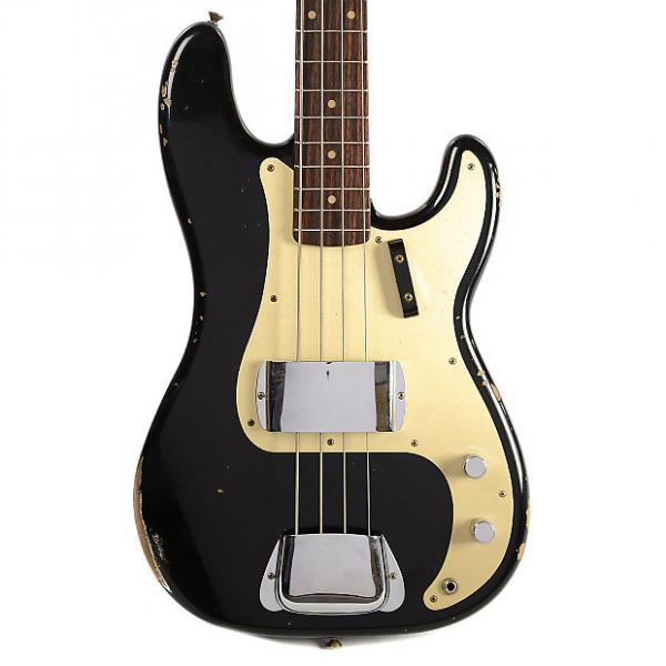 Custom Fender Custom Shop 1959 Precision Bass Relic RW Aged Black (Serial #R87547) #1 image