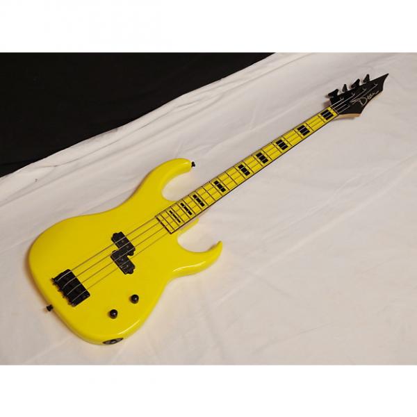 Custom DEAN Custom Zone 4-string BASS guitar - NEW - Yellow #1 image