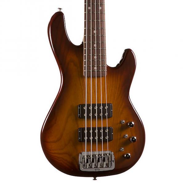 Custom G&amp;L Tribute L-2500 Electric Five String Bass, Tobacco Sunburst, Rosewood #1 image