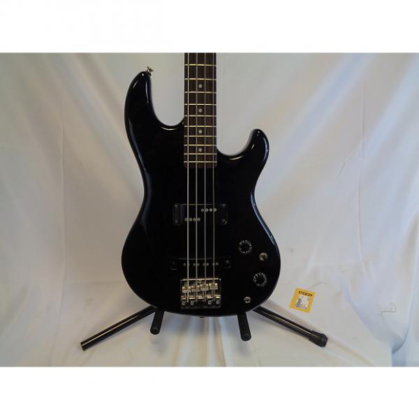 Custom Aria Pro Laser Electric Heritage Bass Guitar Black #1 image