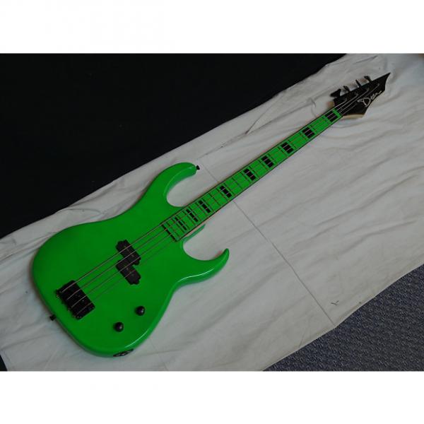 Custom DEAN Custom Zone 4-string BASS guitar - NEW - Florescent Nuclear Green #1 image