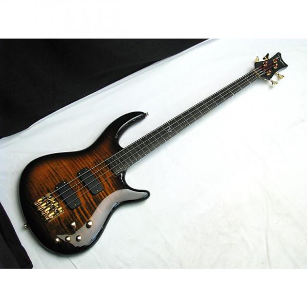 Custom DEAN Edge PRO 4-string BASS guitar NEW Tiger Eye - Neck-through #1 image