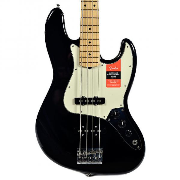 Custom Fender American Pro Jazz Bass MN Black #1 image