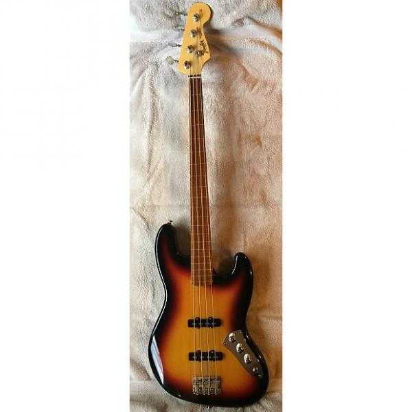 Custom Fender Custom Shop (John Page Era) '62 Reissue Fretless Jazz Bass 1994 3 Tone Sunburst #1 image