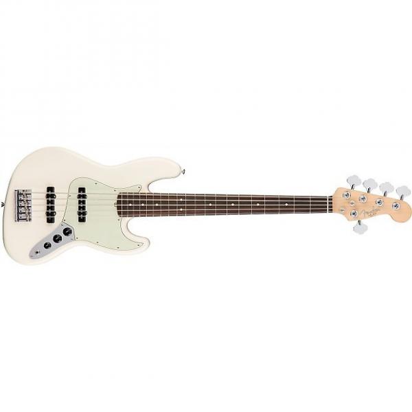 Custom Fender American Pro Jazz Bass V - Rosewood Fingerboard - Olympic White #1 image