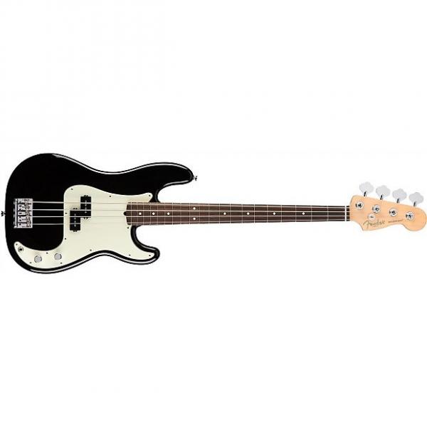 Custom Fender American Pro Precision Bass - Rosewood Fingerboard - Black #1 image