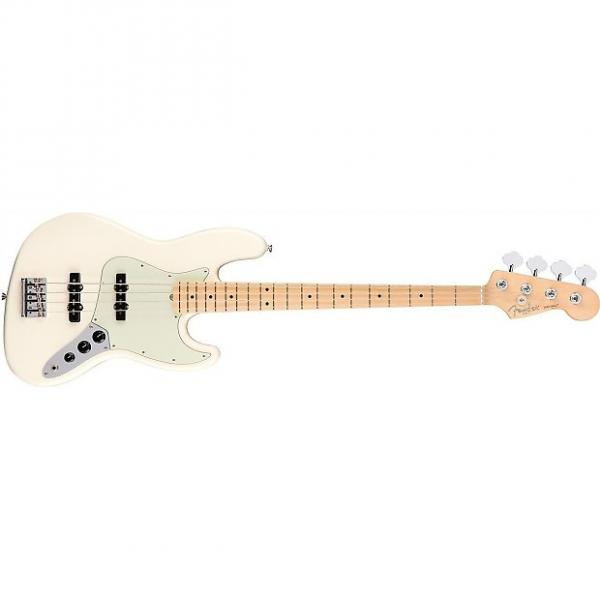 Custom Fender American Pro Jazz Bass - Maple Fingerboard - Olympic White #1 image