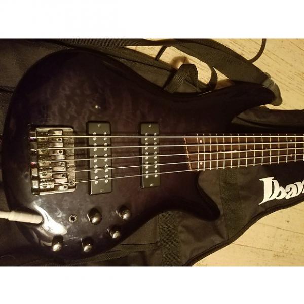 Custom Ibanez SR405EQMTGB Electric Bass 2016 Black/gray #1 image