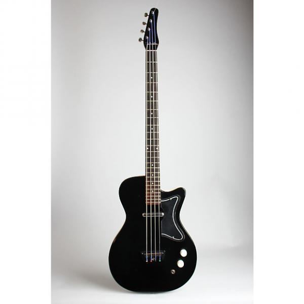 Custom Silvertone Model 1444 Electric Bass Guitar, made by Danelectro (1964), ser. #3084, original black hard shell case. #1 image