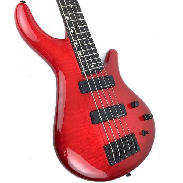 Custom D. Gatewood 5-String Bass Cherry Red #1 image