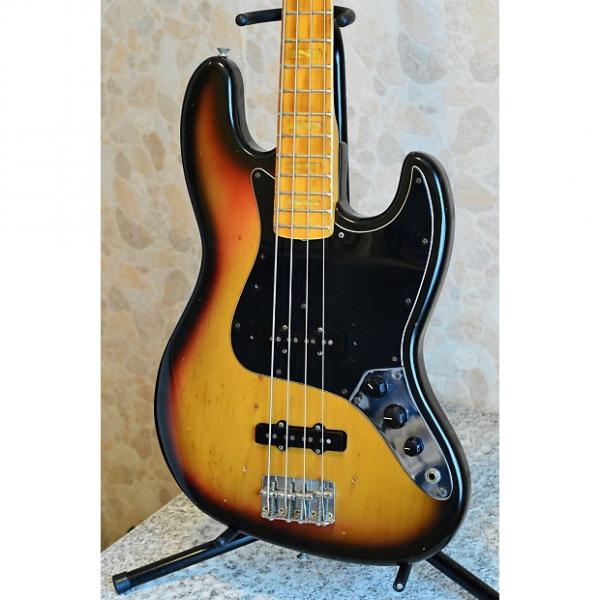 Custom Fender Jazz Bass 1974 Sunburst VG Condition w/VIDEO #1 image