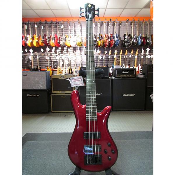 Custom Spector Performer 5 Metallic Red 5-String Bass Guitar #1 image