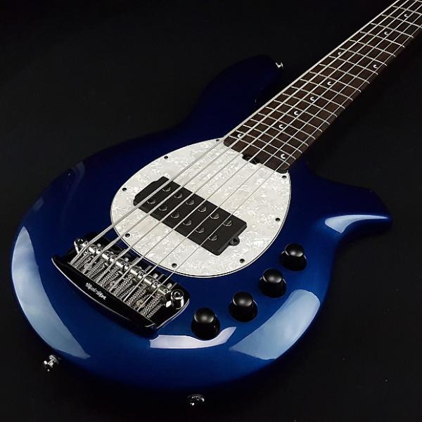 Custom Music Man Bongo 6 String Electric Bass H Blue Pearl with Case #1 image