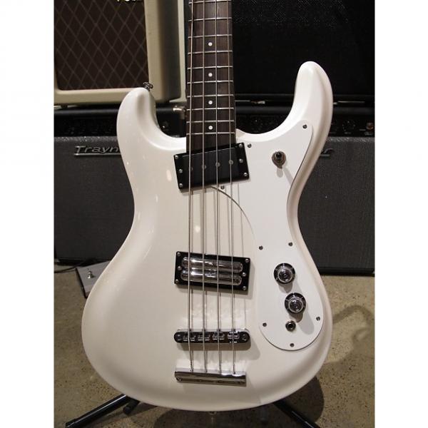 Custom Danelectro '64 Electric Bass 2016 White Pearl #1 image