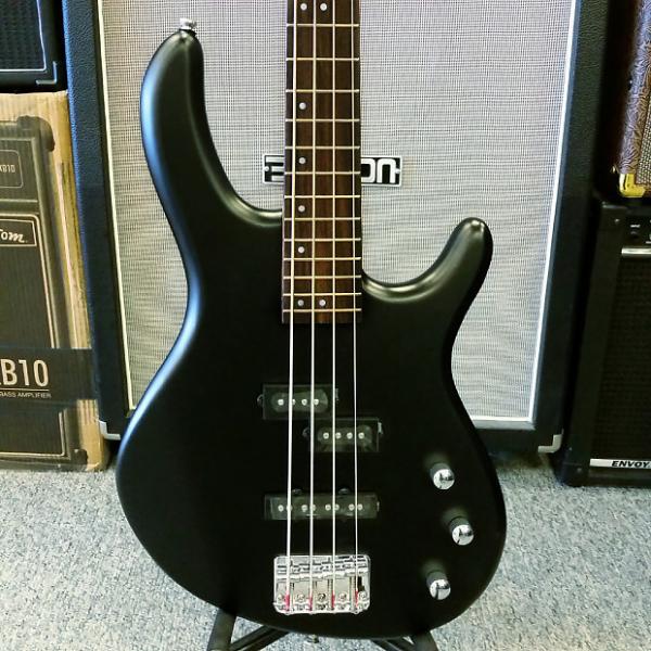Custom Cort Action PJ Electric Bass Guitar, New 2016 Model Flat Black #1 image
